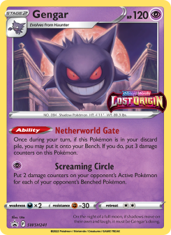 Gengar - pokemon TCG Card