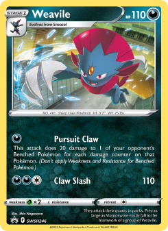 Weavile - pokemon TCG Card