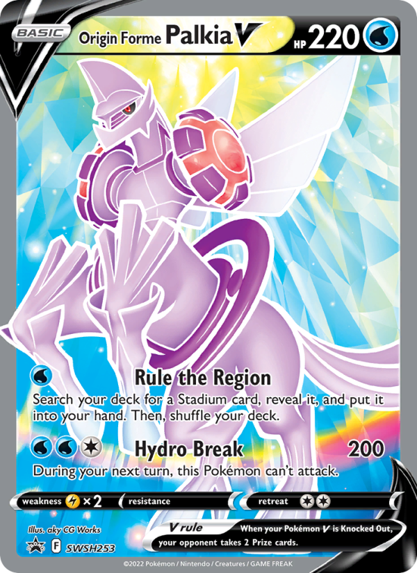Origin Forme Palkia V - Pokémon TCG Card