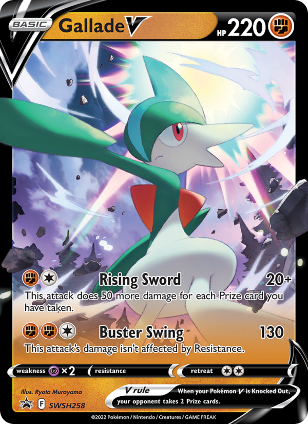 Gallade V - Pokémon TCG Card