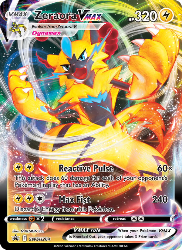 Zeraora VMAX - Pokémon TCG Card
