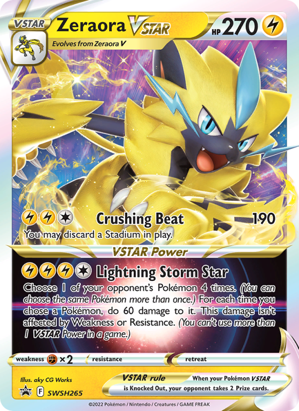 Zeraora VSTAR - Pokémon TCG Card