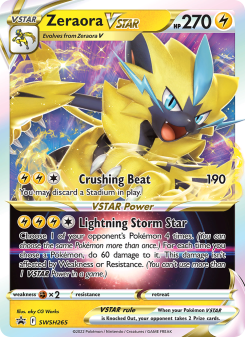 Zeraora VSTAR - pokemon TCG Card