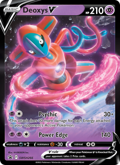 Deoxys V - pokemon TCG Card