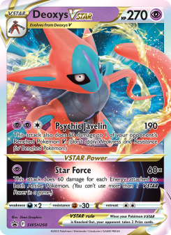 Deoxys VSTAR - pokemon TCG Card