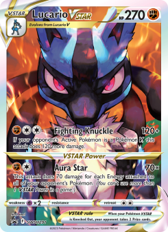 Lucario VSTAR - pokemon TCG Card