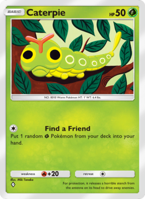 Caterpie - Pokémon TCG Card