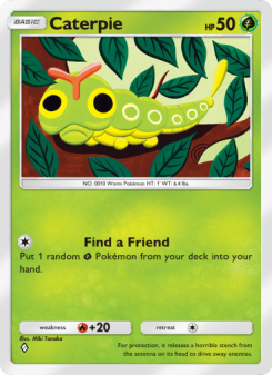 Caterpie - pokemon TCG Card