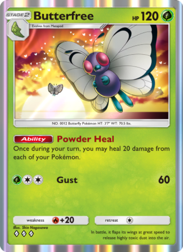 Butterfree - Pokémon TCG Card