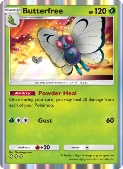 Butterfree - pokemon TCG Card