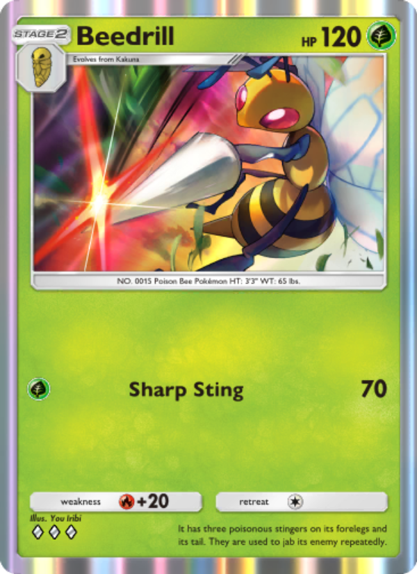 Beedrill - Pokémon TCG Card