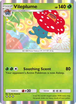 Vileplume - pokemon TCG Card