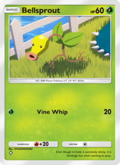 Bellsprout - pokemon TCG Card