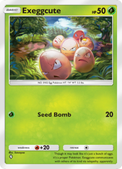 Exeggcute - pokemon TCG Card