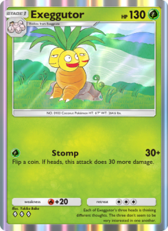 Exeggutor - pokemon TCG Card