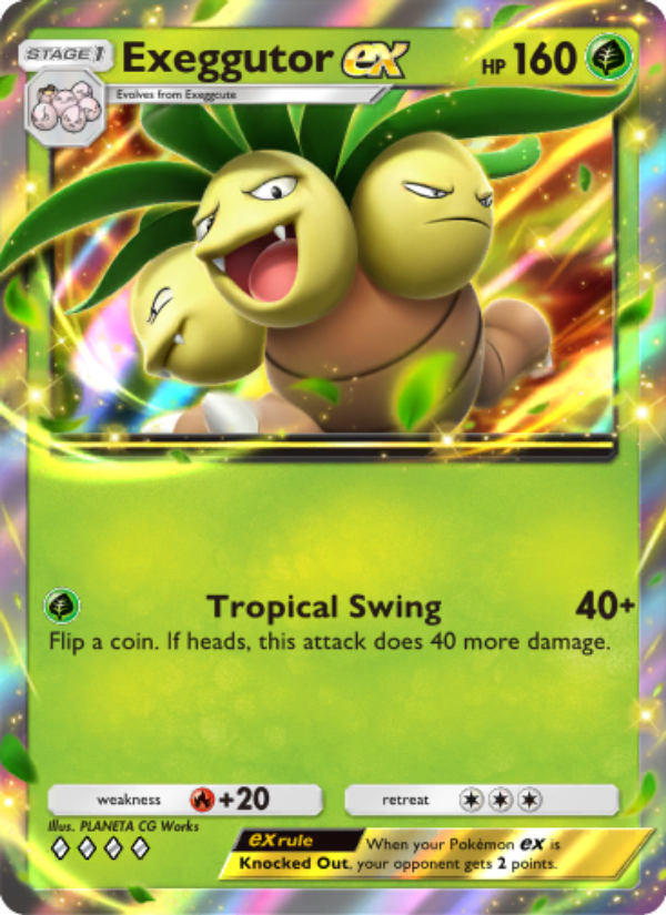 Exeggutor ex - Pokémon TCG Card