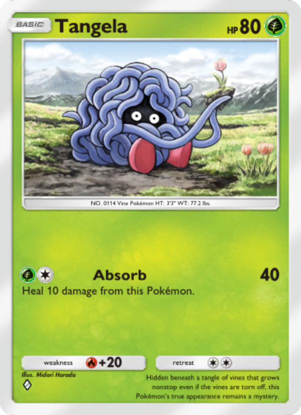 Tangela - Pokémon TCG Card