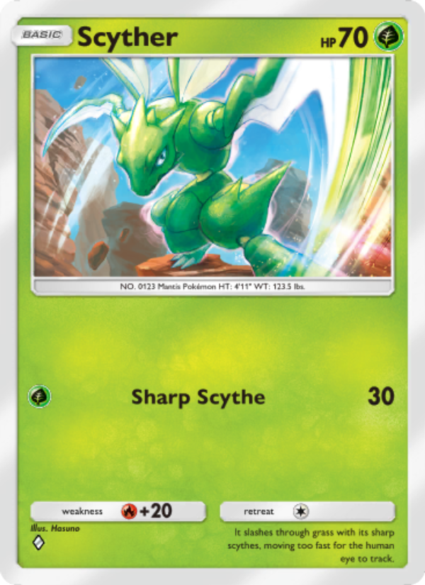 Scyther - Pokémon TCG Card
