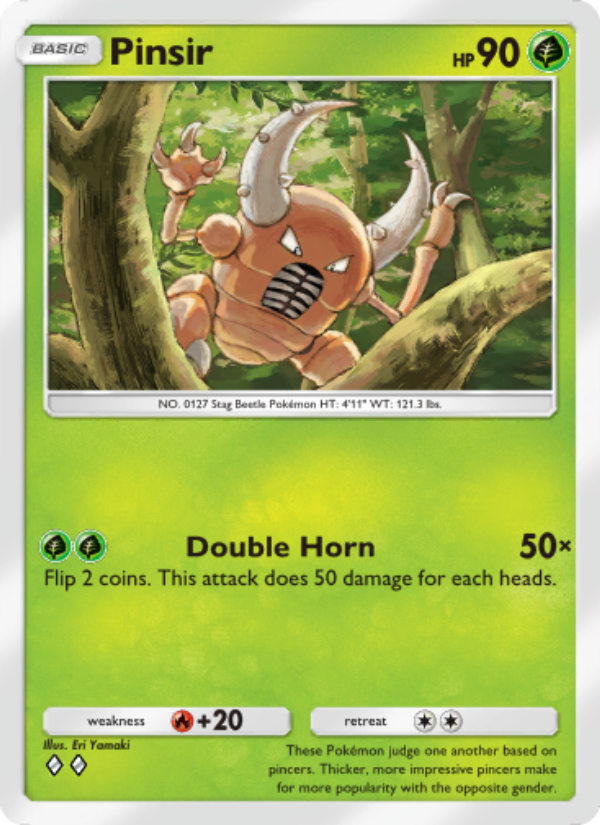 Pinsir - Pokémon TCG Card