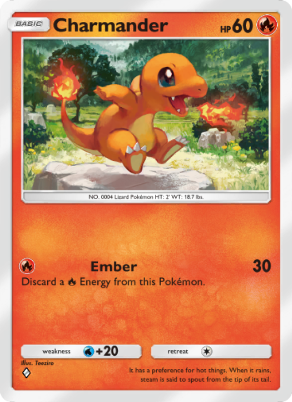 Charmander - Pokémon TCG Card