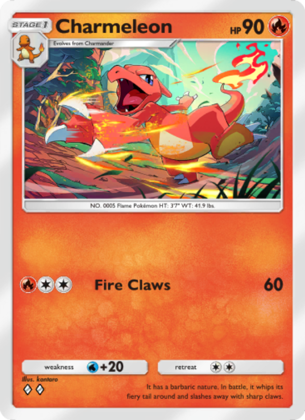 Charmeleon - Pokémon TCG Card