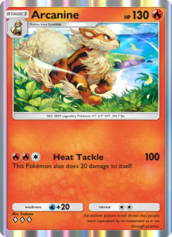 Arcanine - pokemon TCG Card