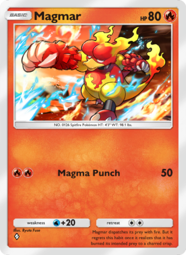 Magmar - Pokémon TCG Card