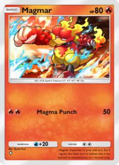 Magmar - pokemon TCG Card