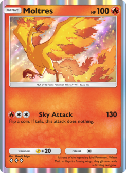 Moltres - pokemon TCG Card