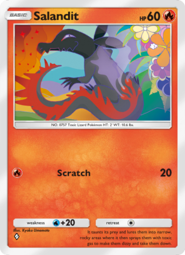 Salandit - Pokémon TCG Card