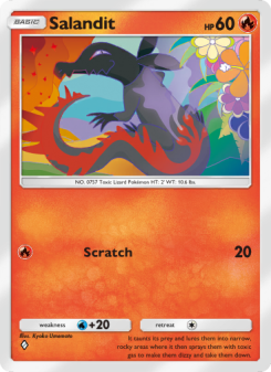 Salandit - pokemon TCG Card