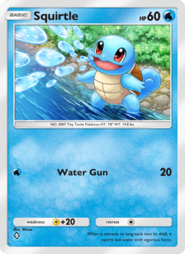 Squirtle - Pokémon TCG Card