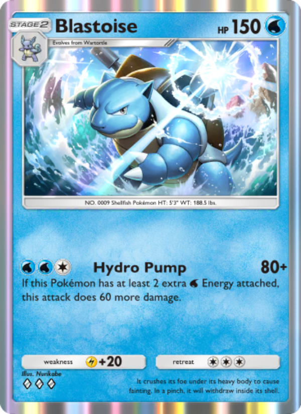 Blastoise - Pokémon TCG Card
