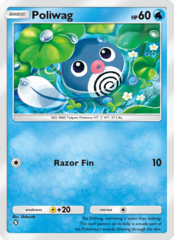 Poliwag - Pokémon TCG Card
