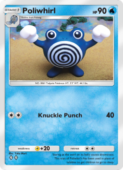 Poliwhirl - pokemon TCG Card