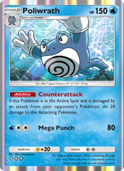 Poliwrath - pokemon TCG Card