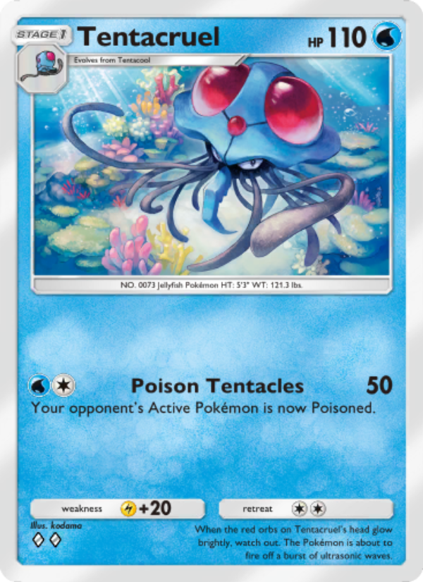 Tentacruel - Pokémon TCG Card