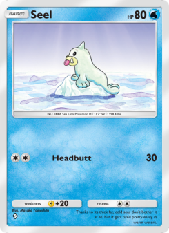Seel - pokemon TCG Card