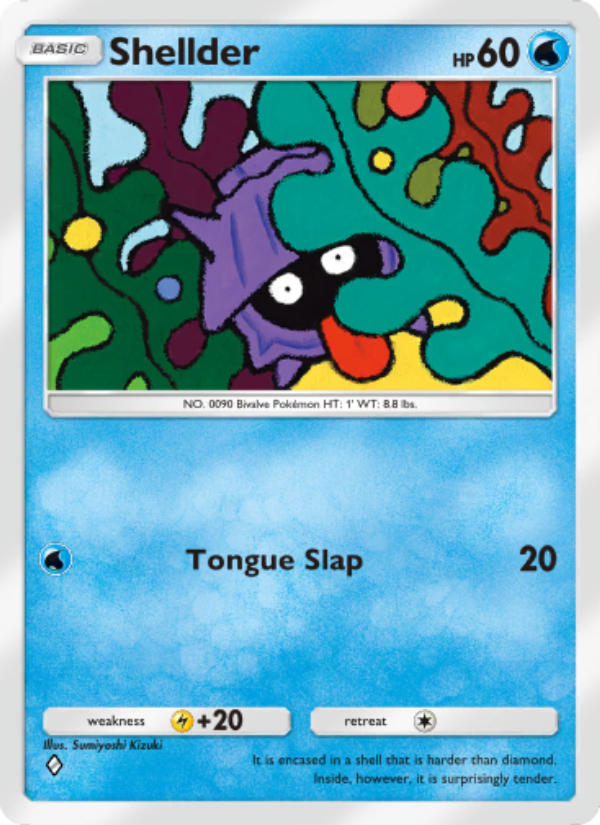 Shellder - Pokémon TCG Card