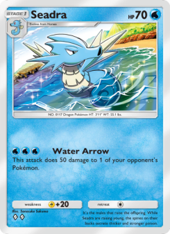 Seadra - pokemon TCG Card