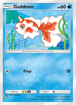 Goldeen - pokemon TCG Card