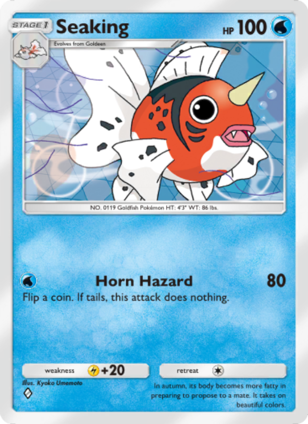 Seaking - Pokémon TCG Card