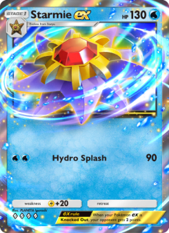 Starmie ex - pokemon TCG Card