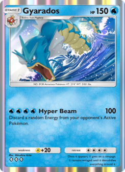 Gyarados - pokemon TCG Card