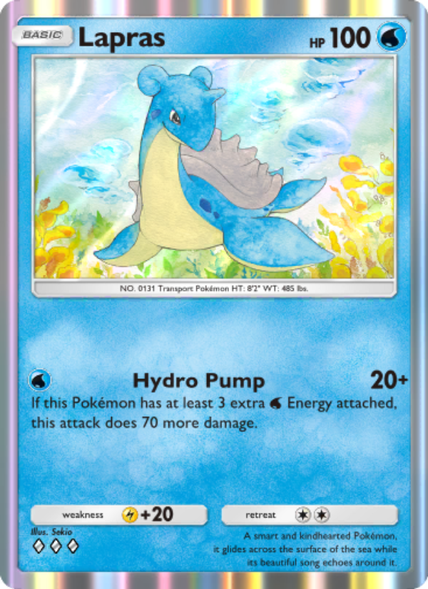 Lapras - Pokémon TCG Card