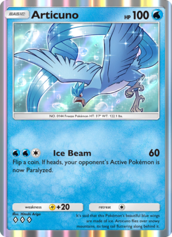 Articuno - Pokémon TCG Card
