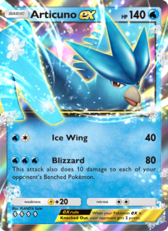 Articuno ex - pokemon TCG Card