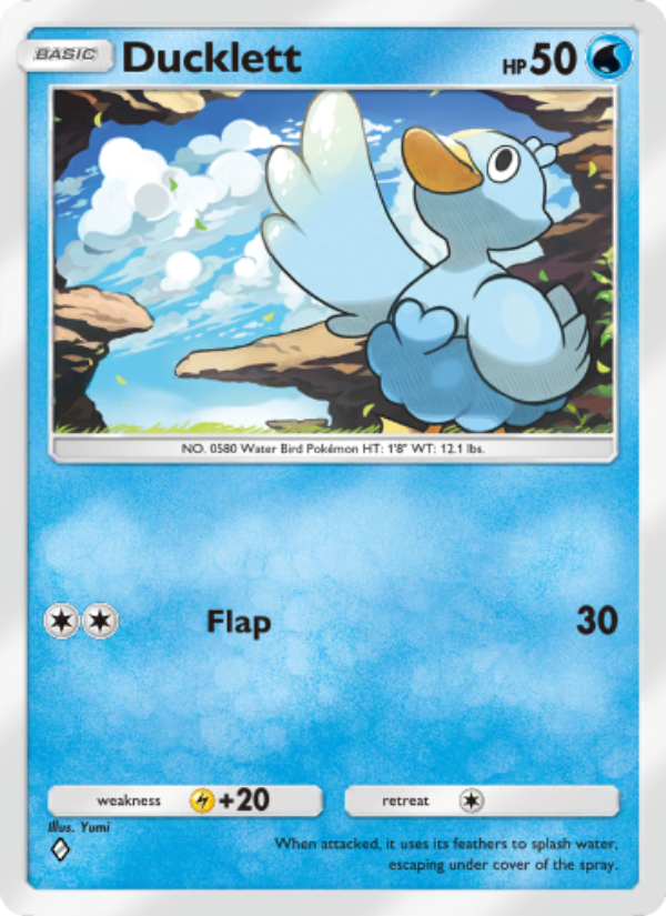 Ducklett - Pokémon TCG Card