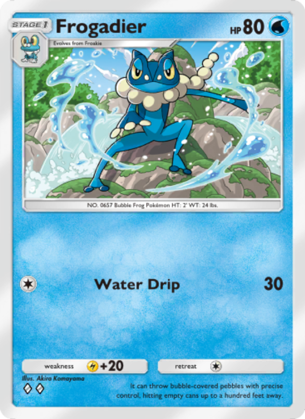 Frogadier - Pokémon TCG Card