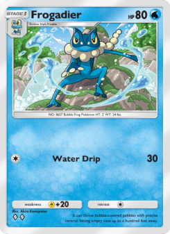 Frogadier - pokemon TCG Card